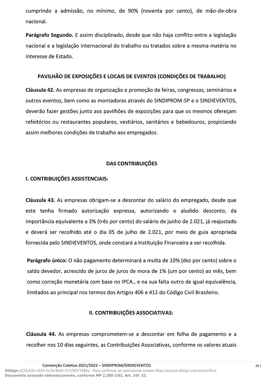 Convenção Coletiva 2021 a 2022 - Pag.16