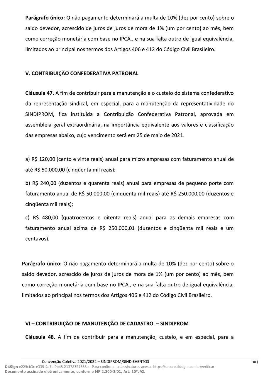 Convenção Coletiva 2021 a 2022 - Pag.18