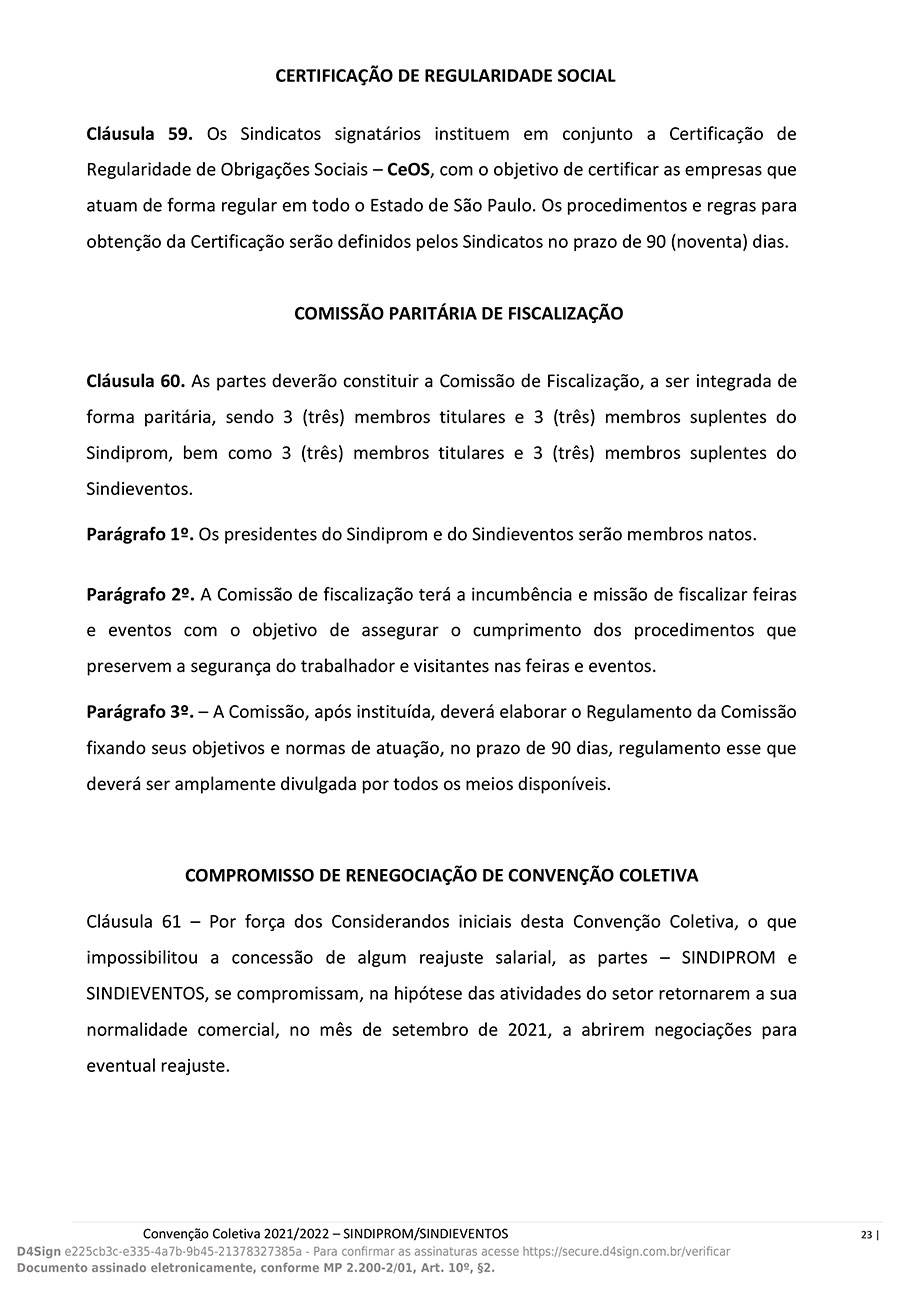 Convenção Coletiva 2021 a 2022 - Pag.23