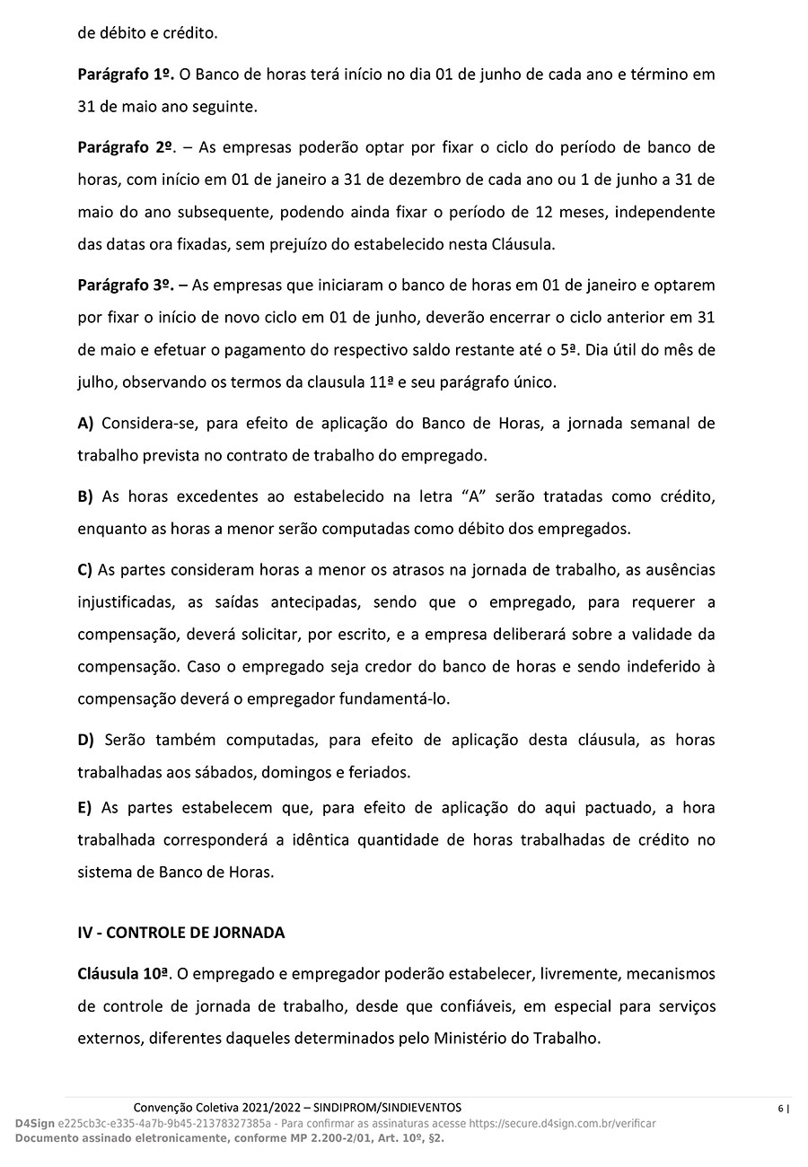 Convenção Coletiva 2021 a 2022 - Pag.6