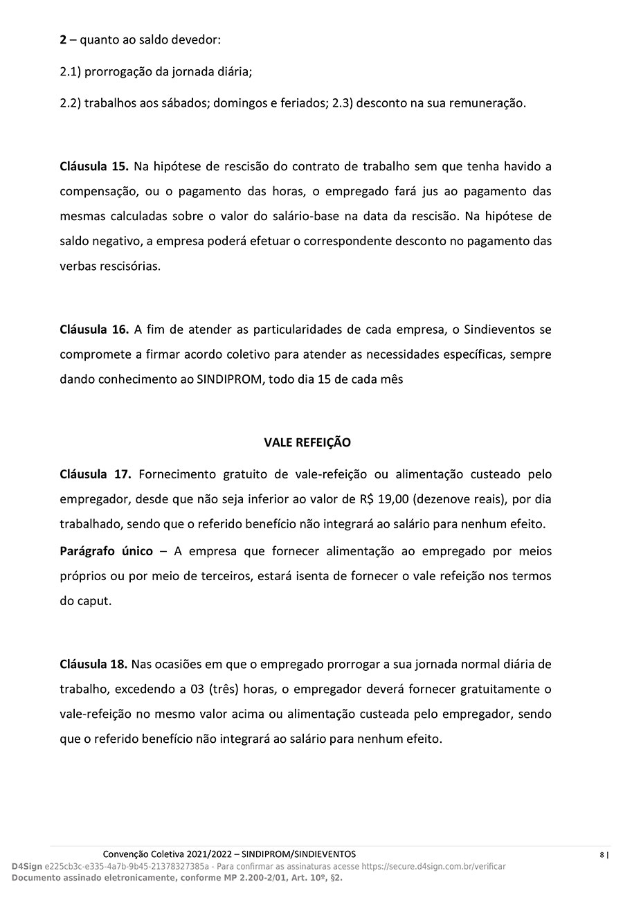 Convenção Coletiva 2021 a 2022 - Pag.8